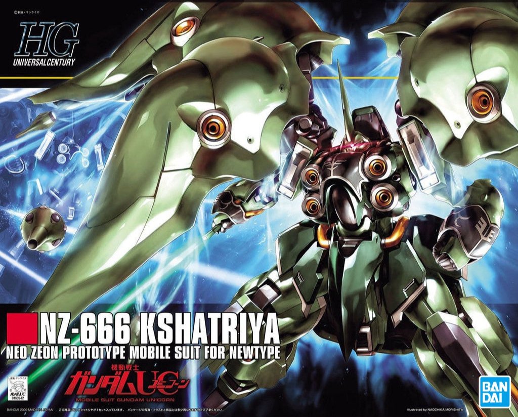 BANDAI HG 1/144 HGUC Kshatriya