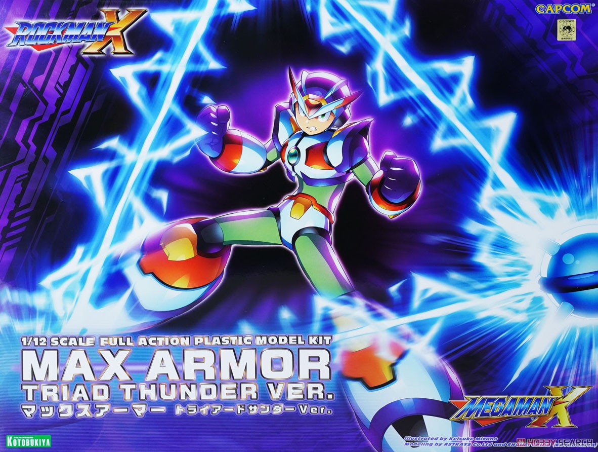 KOTOBUKIYA 1/12 Megaman X Max Armor Triad Thunder Ver.