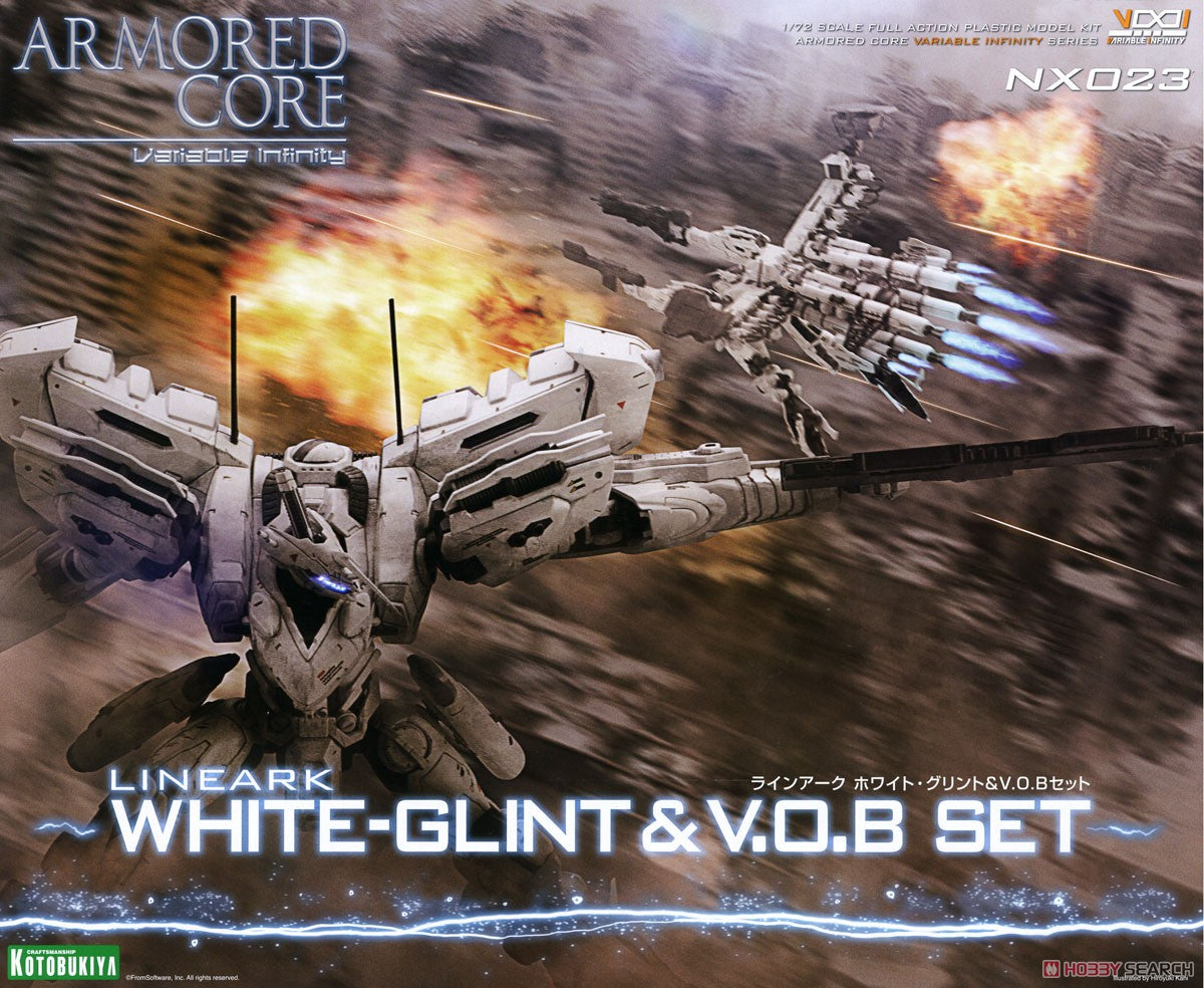 KOTOBUKIYA Armored Core Lineark White-Glint & V.O.B Set