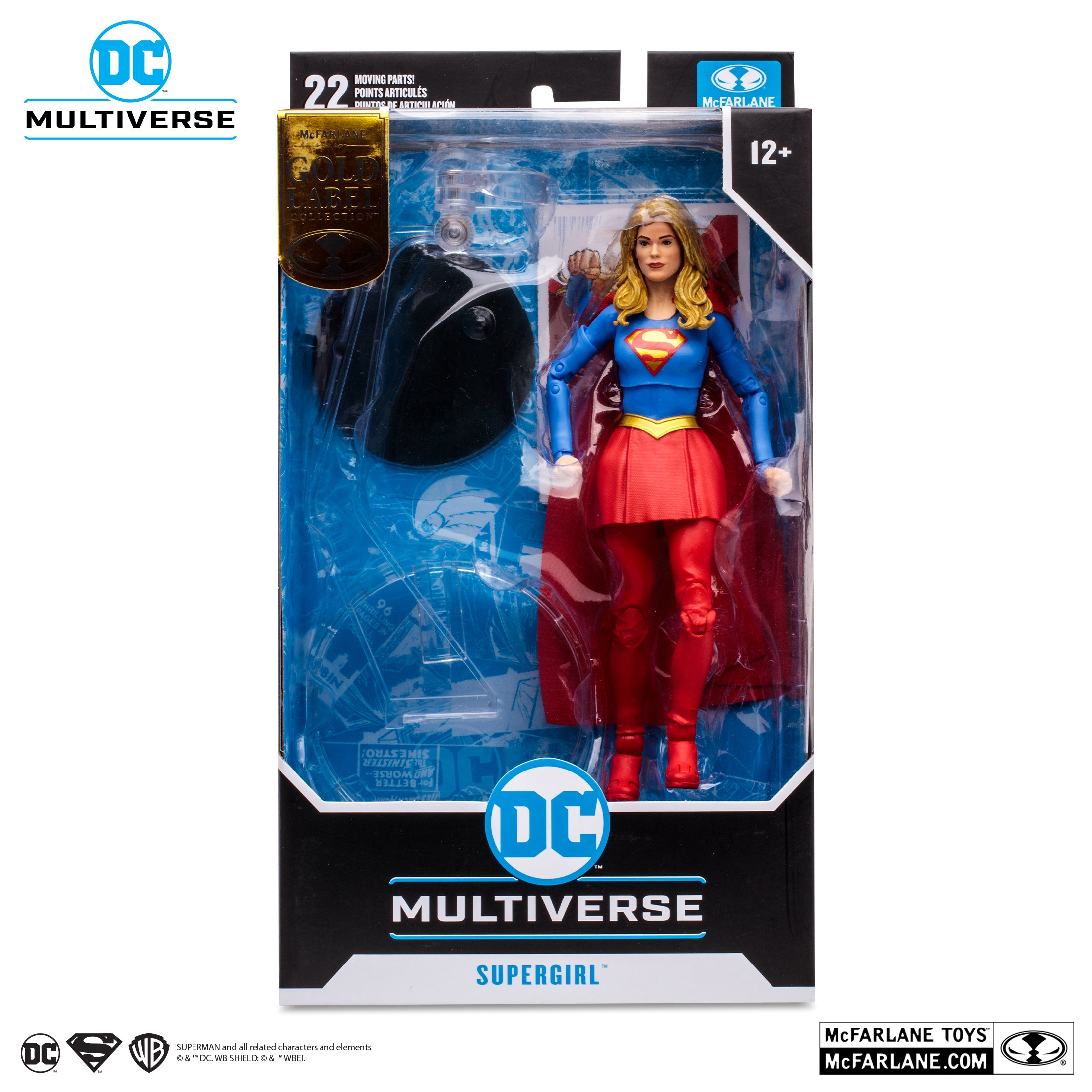 MCFARLANE TOYS DC MULTIVERSE Supergirl Gold Label (DC Rebirth)