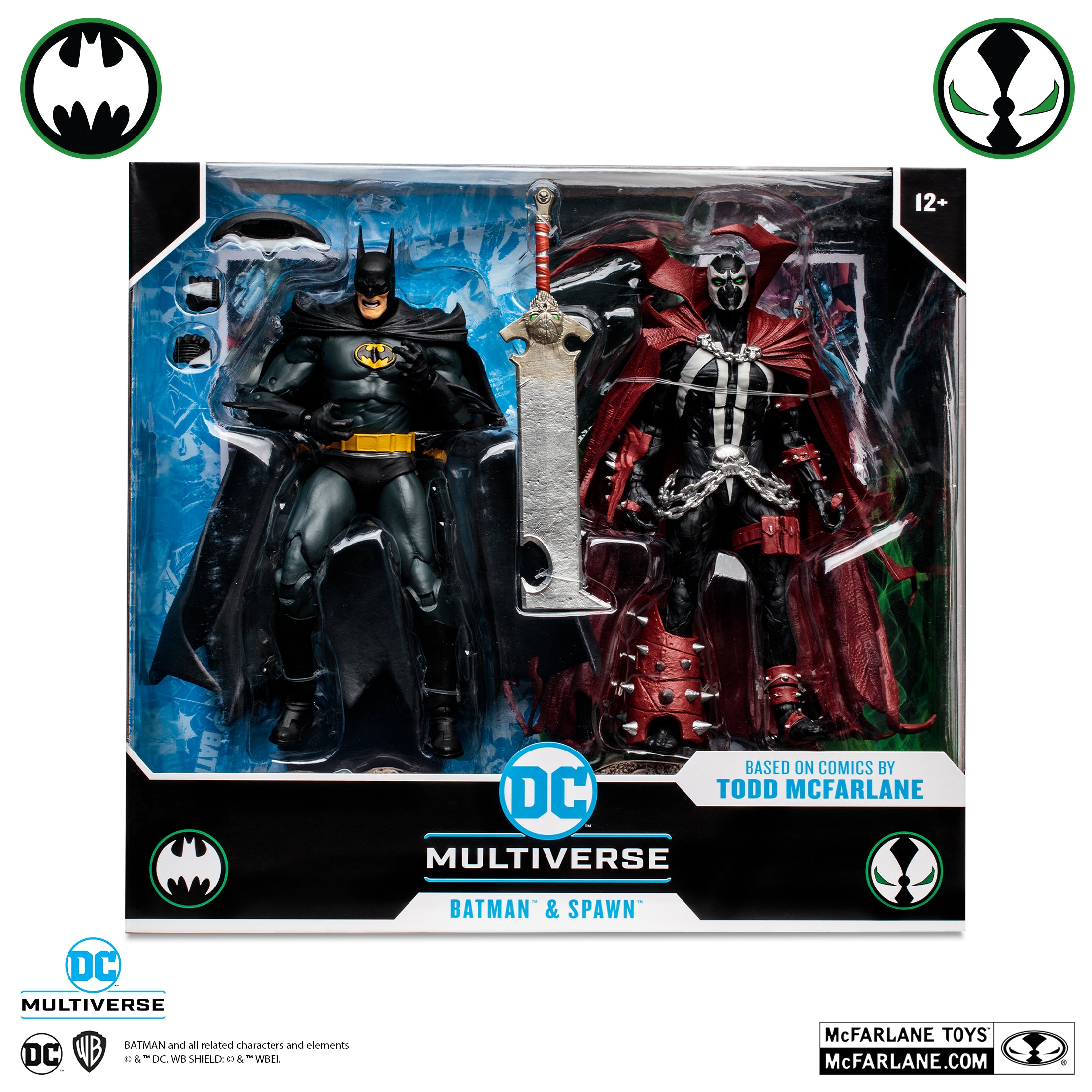 MCFARLANE TOYS DC MULTIVERSE 2-PACK Batman and Spawn