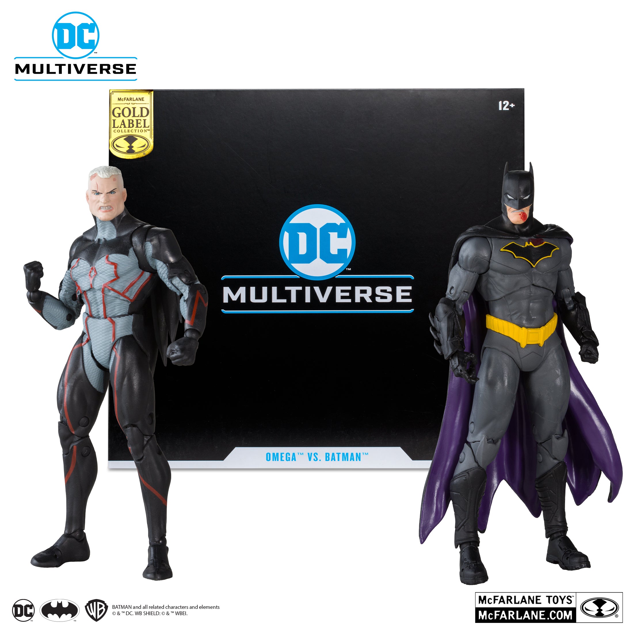 MCFARLANE TOYS DC MULTIVERSE 2-PACK Batman and Omega (Last Knight on Earth)