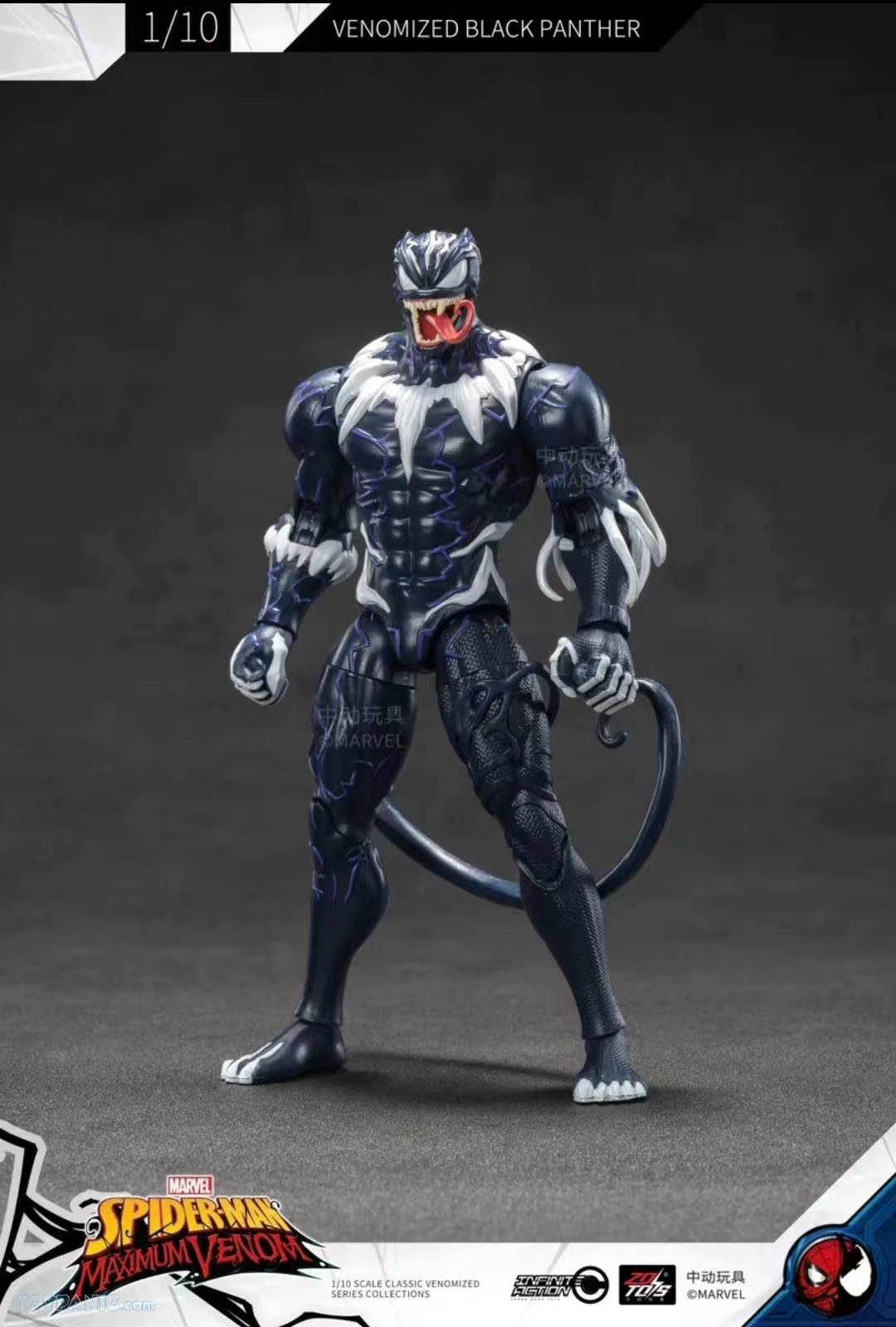 ZD TOYS 1/10 Venomized Black Panther
