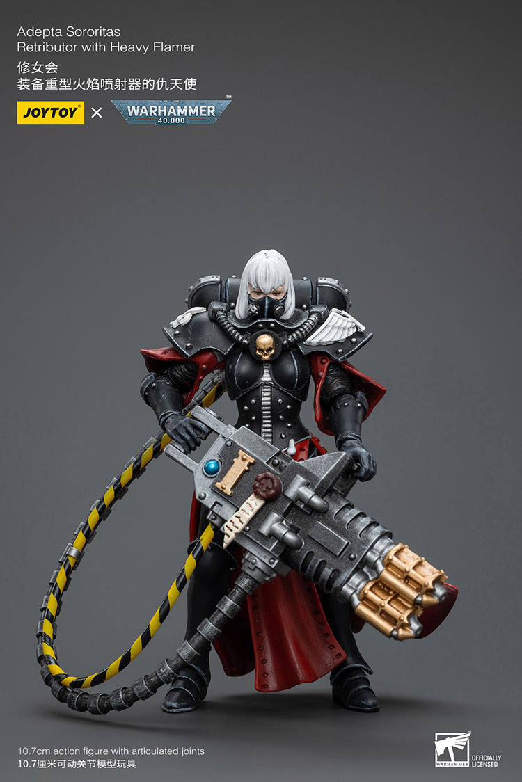JOYTOY 1/18 WH40K Adepta Sororitas Retributor W/Heavy Flamer