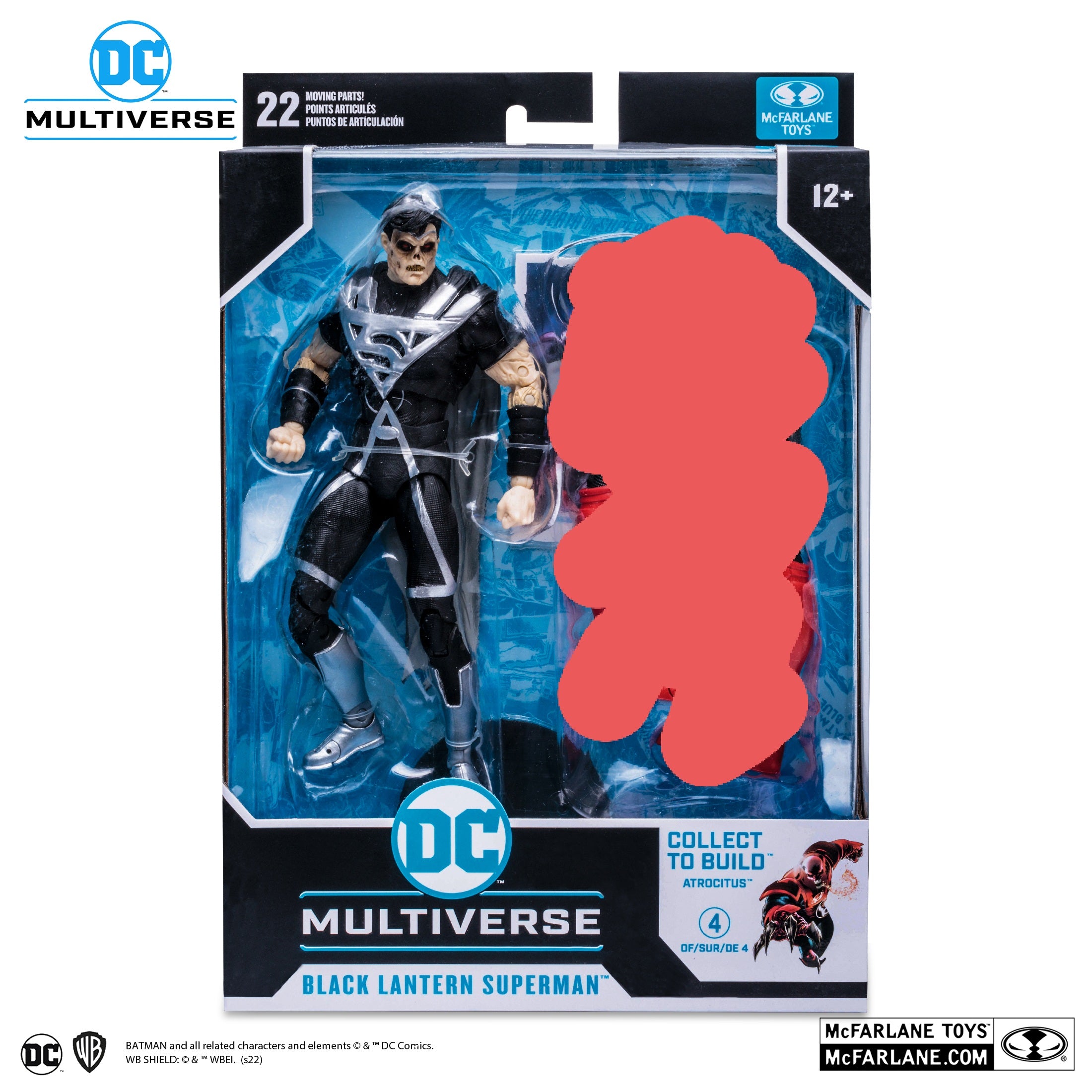 MCFARLANE TOYS DC MULTIVERSE BAF Atrocitus KLB Blackest Night Superman (Blackest Night)