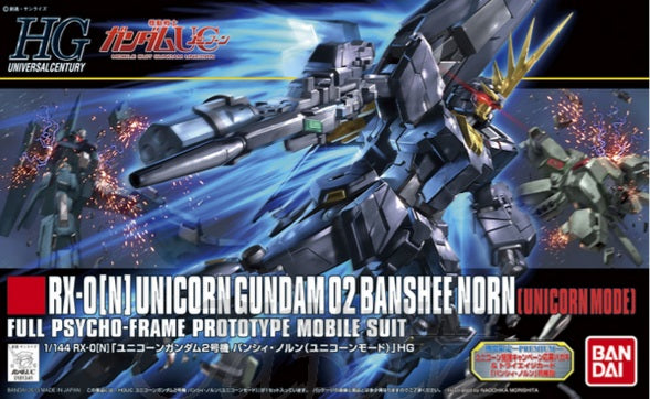 BANDAI HG 1/144 HGUC Unicorn Gundam 02 Banshee Norn (Unicorn Mode)