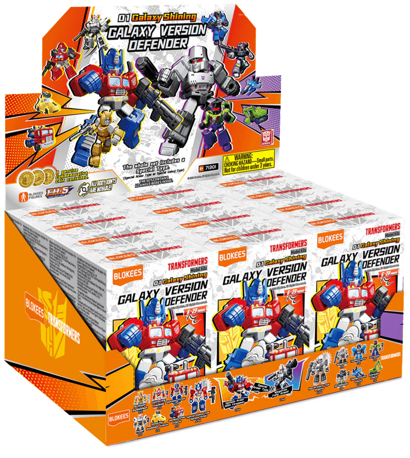 BLOKEES Transformers Wave 01 Galaxy Shining (Galaxy Version Defender) SOLO & SET