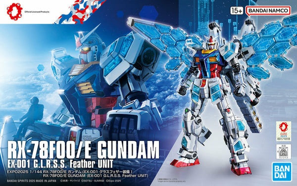 BANDAI EG 1/144 Entry Grade RX-78F00/E Gundam EX-01 G.L.R.S.S Feather Unit