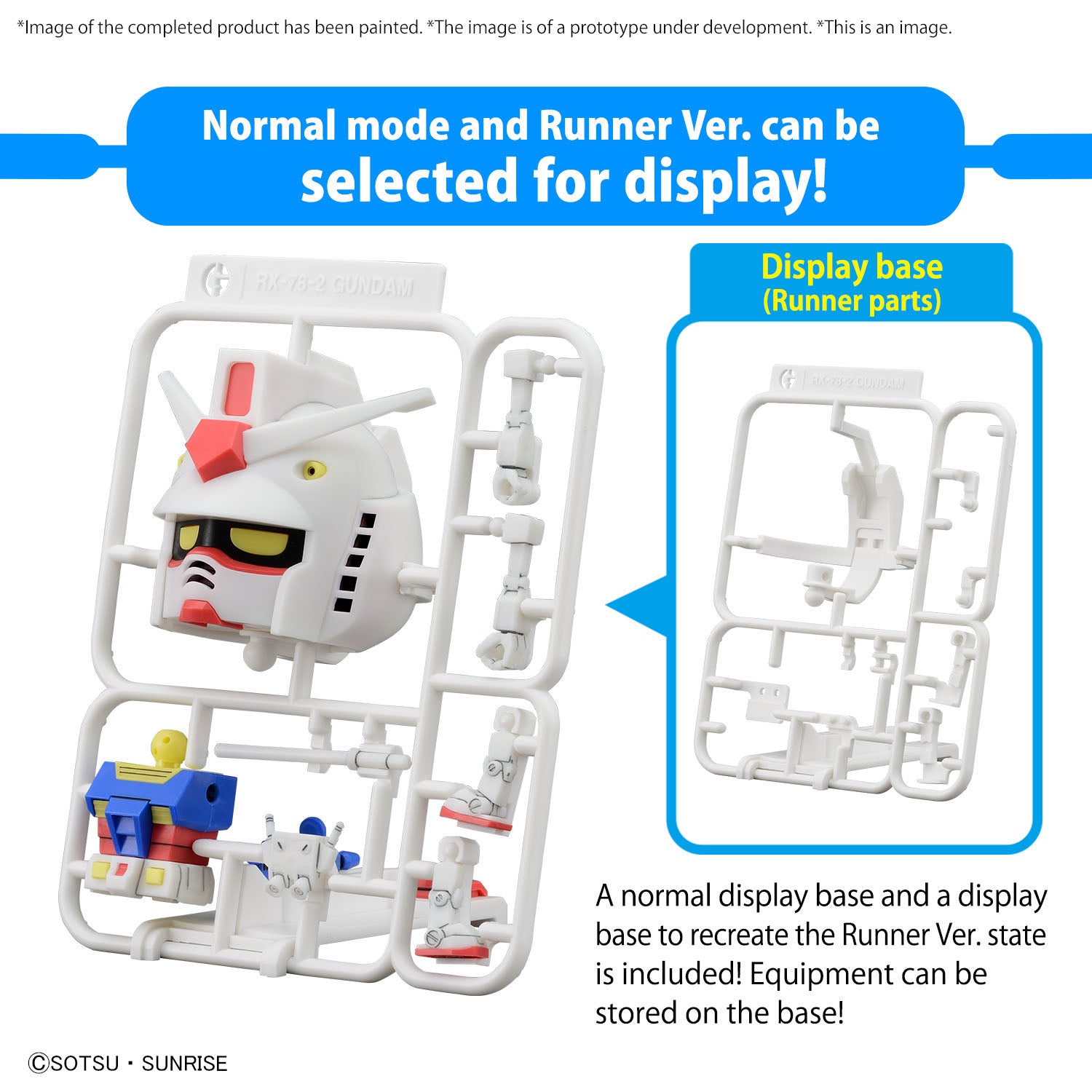 BANDAI 1/1 Gunpla-kun DX Set (With Runner Ver. Recreation Parts)