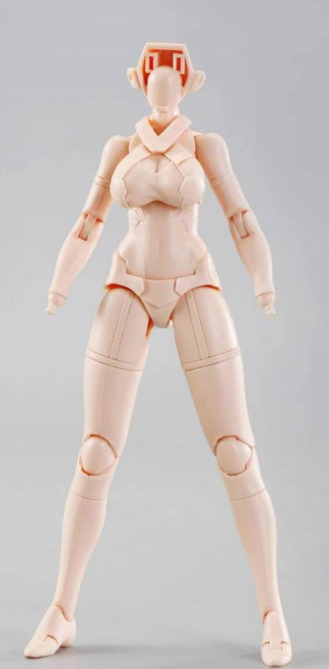 D HOUSE 1/12 Scale Girl Figure Plastic Model Kit Skin