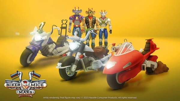 NACELLE Biker Mice from Mars 1/12 Motorcycle wave1 Set of 3 (Red+Blue+White)