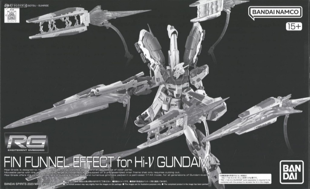 PBANDAI Fin Funnel Effect for RG 1/144 Hi Nu Gundam