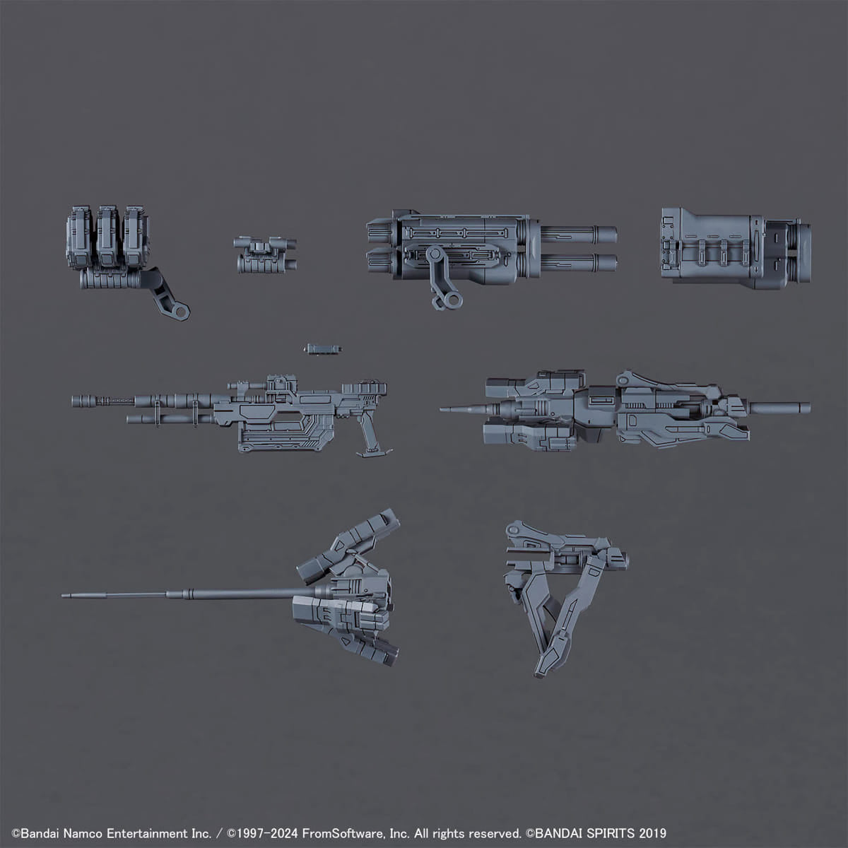 BANDAI 30MM Option Parts Set ACVI: Fires Of Rubicon Weapon Set 02