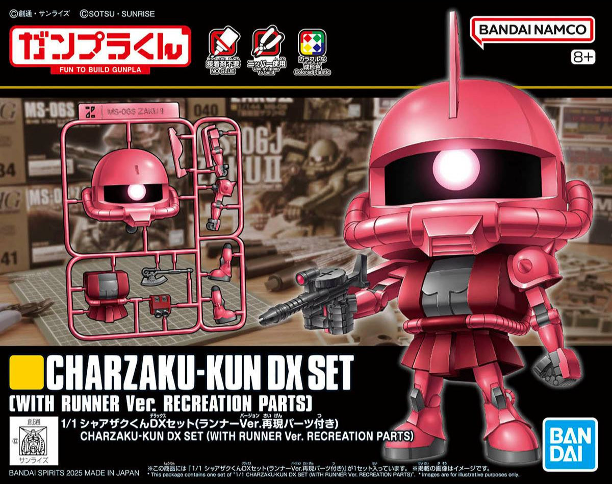 BANDAI 1/1 Charzaku-kun DX Set (With Runner Ver. Recreation Parts)