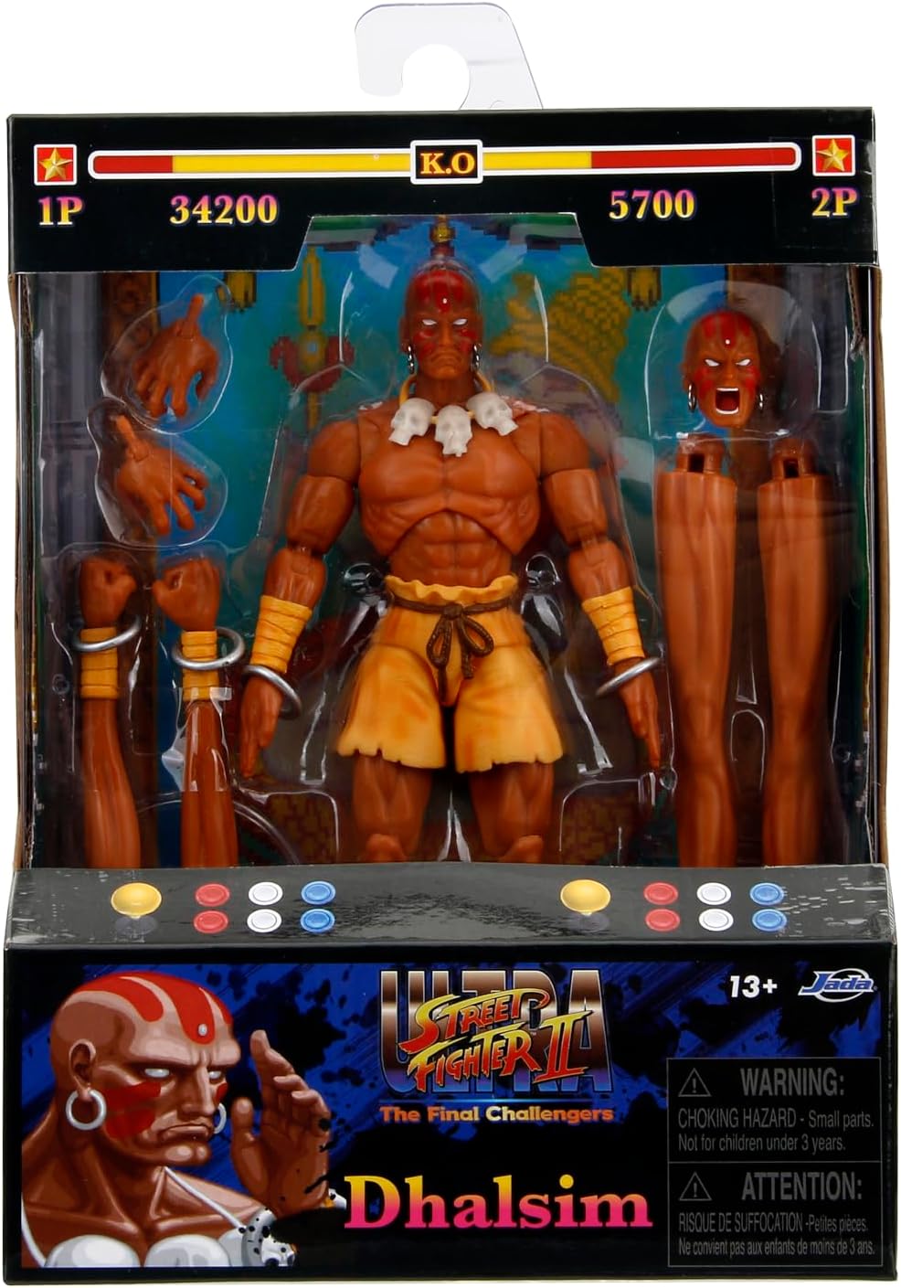 JADA TOYS 6in Street Fighter Dhalsim