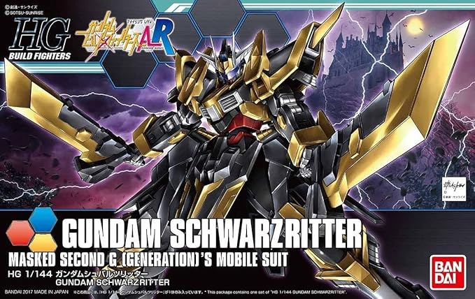 BANDAI HG 1/144 HGBF Gundam Schwarzritter