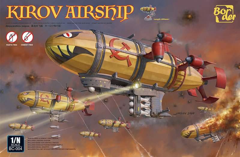 BORDER MODELS 1/N Scale Command and Conquer - Kirov Airship