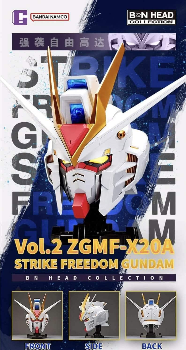 BANDAI - BN Head Collection Vol.2 Strike Freedom Gundam