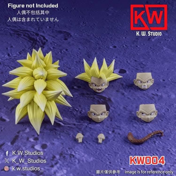 KW Studio KW004 SHF Super 3 Goku Accessories Pack