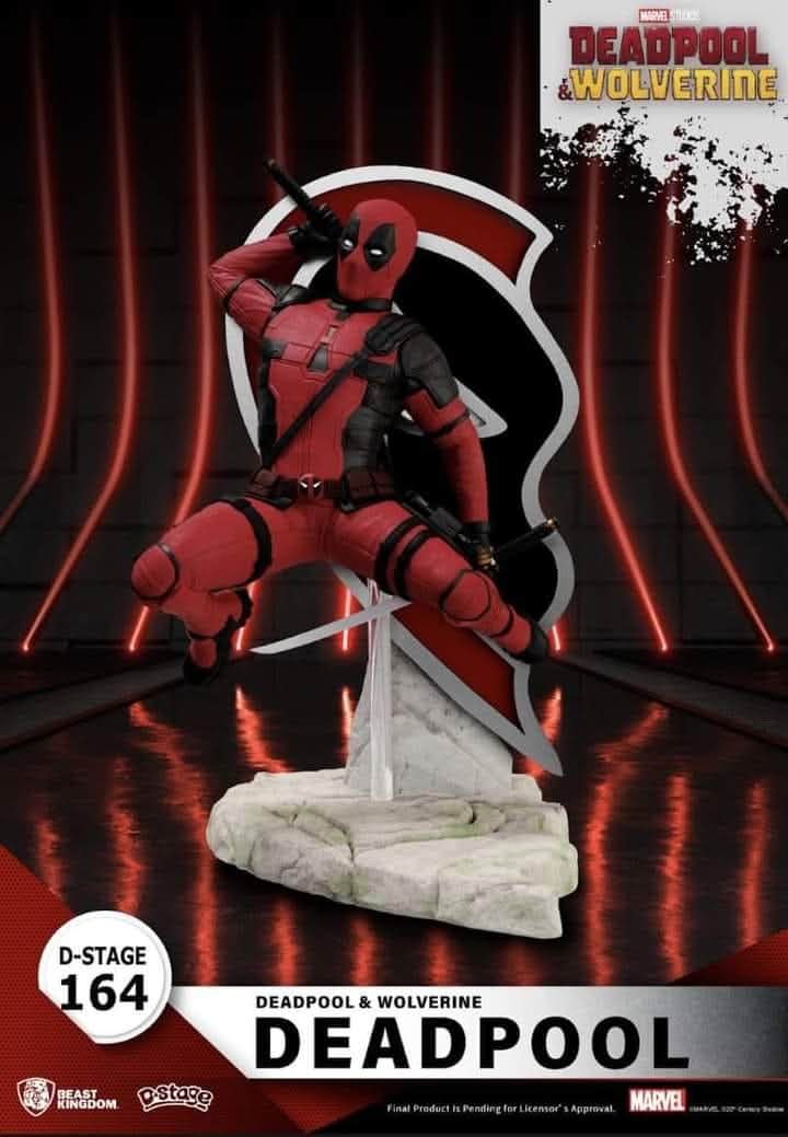 BEAST KINGDOM DS-164 Deadpool & Wolverine- Deadpool Statue