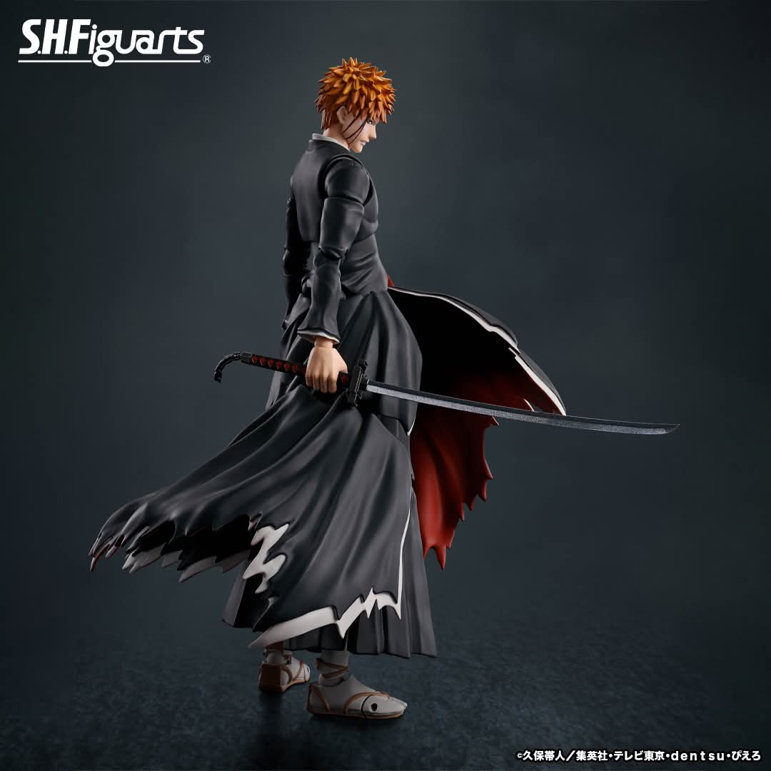 BANDAI TAMASHII NATIONS - S.H.Figuarts Bleach Ichigo Kurosaki Getsugatensho Ver