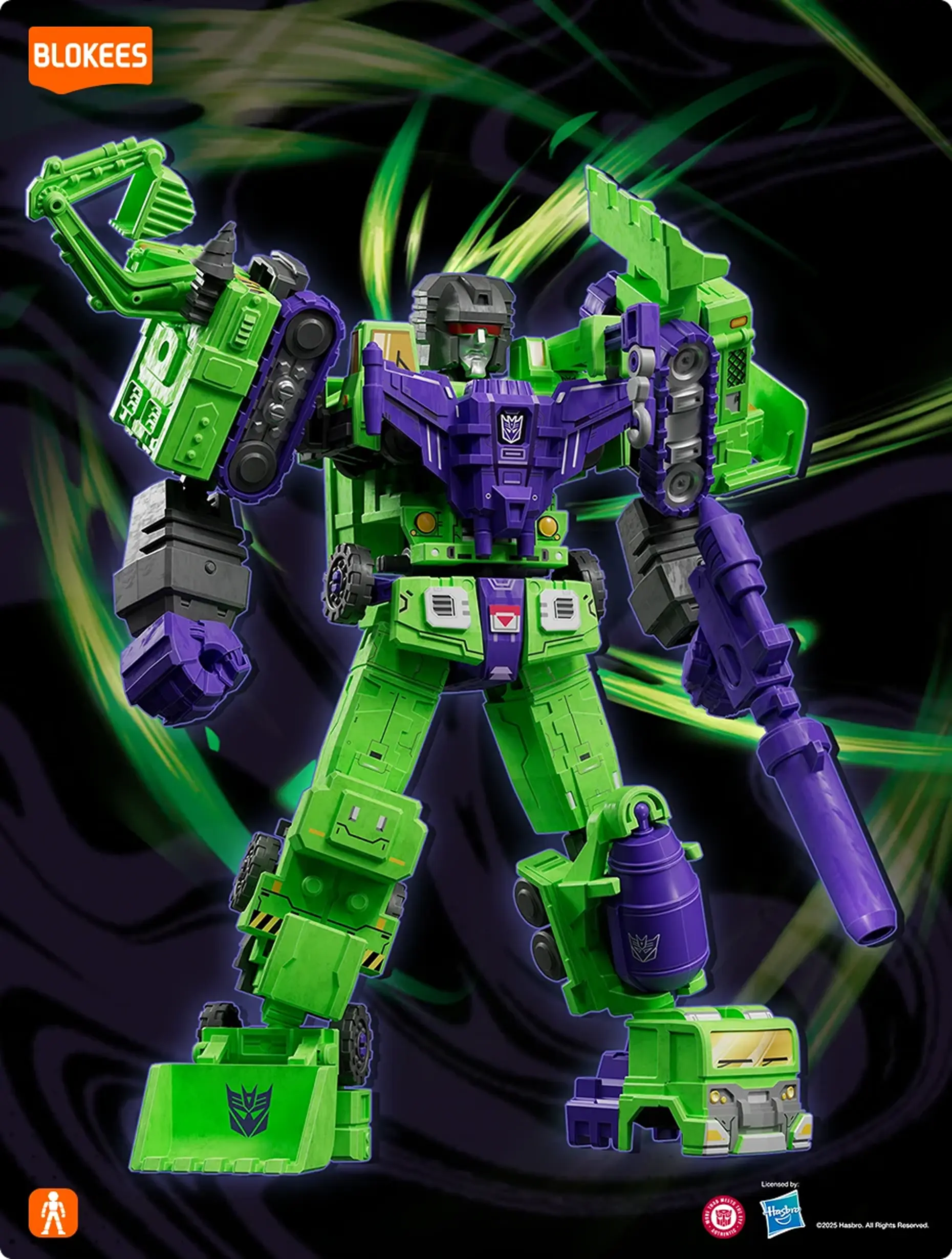 BLOKEES Transformers Random Built Figures Devastator Set