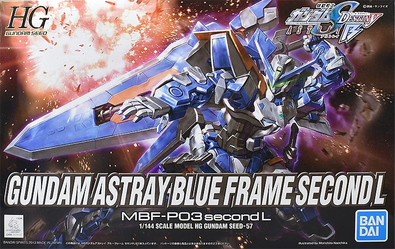 BANDAI HG 1/144 HGGS-SA Gundam Astray Blue Frame Second L