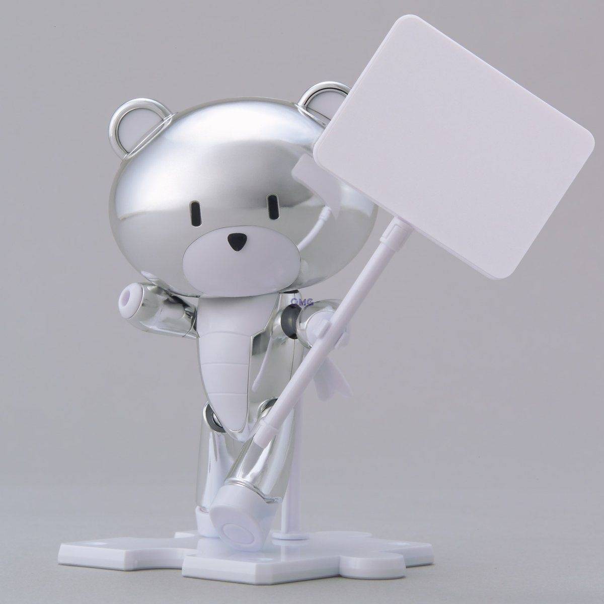 BANDAI HG 1/144 TGBL Petitgguy Silver Sparkle & Placard