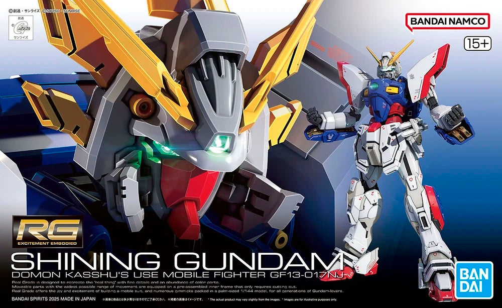 BANDAI RG 1/144 GF13-017NJ Shining Gundam