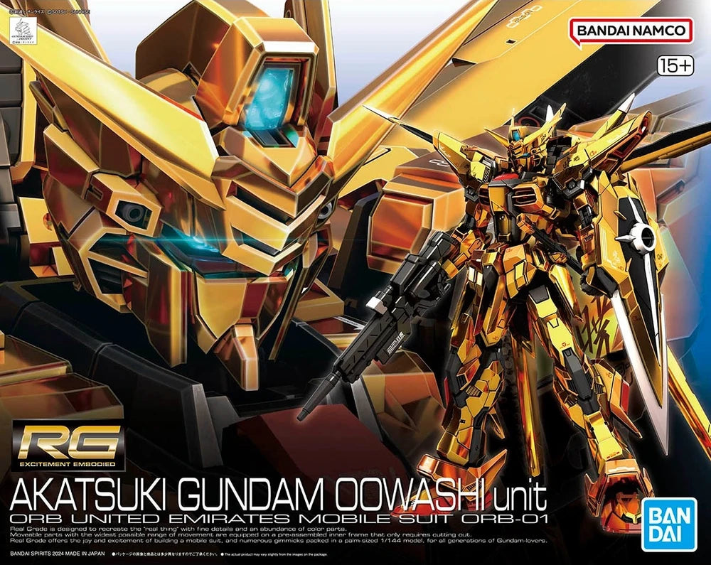 BANDAI RG 1/144 ORB-01 Akatsuki Gundam Oowashi Unit