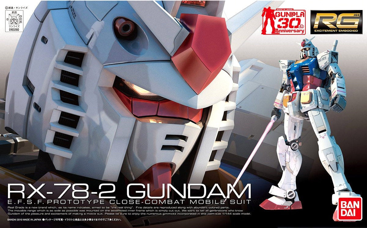 BANDAI RG 1/144 RX-78-2 Gundam