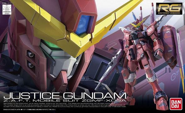 BANDAI RG 1/144 ZGMF-X09A Justice Gundam