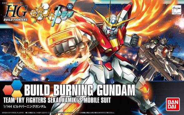 BANDAI HG 1/144 HGBF Build Burning Gundam