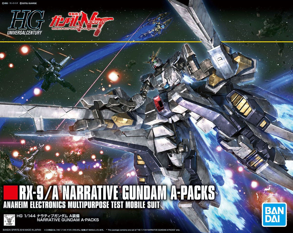BANDAI HG 1/144 HGUC Narrative Gundam A-Packs