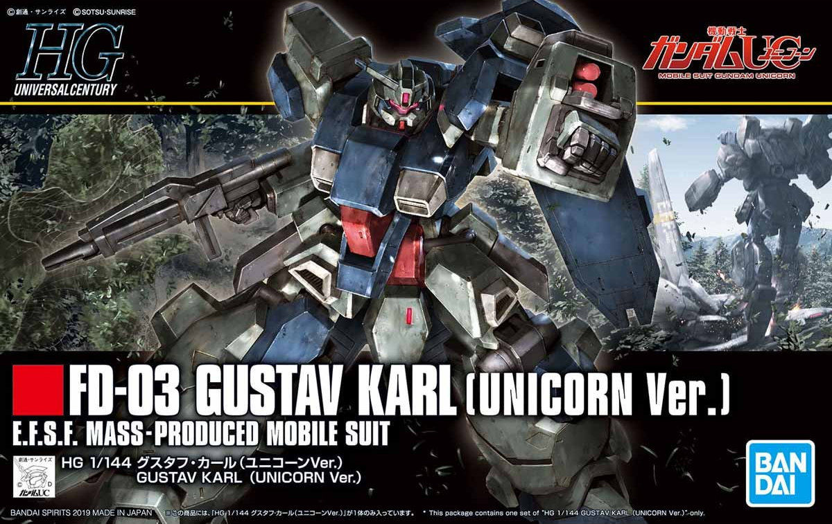 BANDAI HG 1/144 HGUC Gustav Karl (Unicorn)