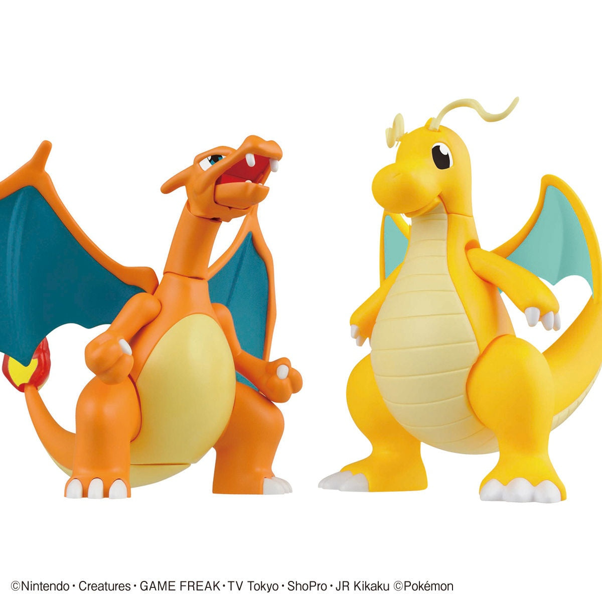 BANDAI Pokémon Plamo Collection 43 Select Series Charizard (Battle Ver) & Dragonite VS Set