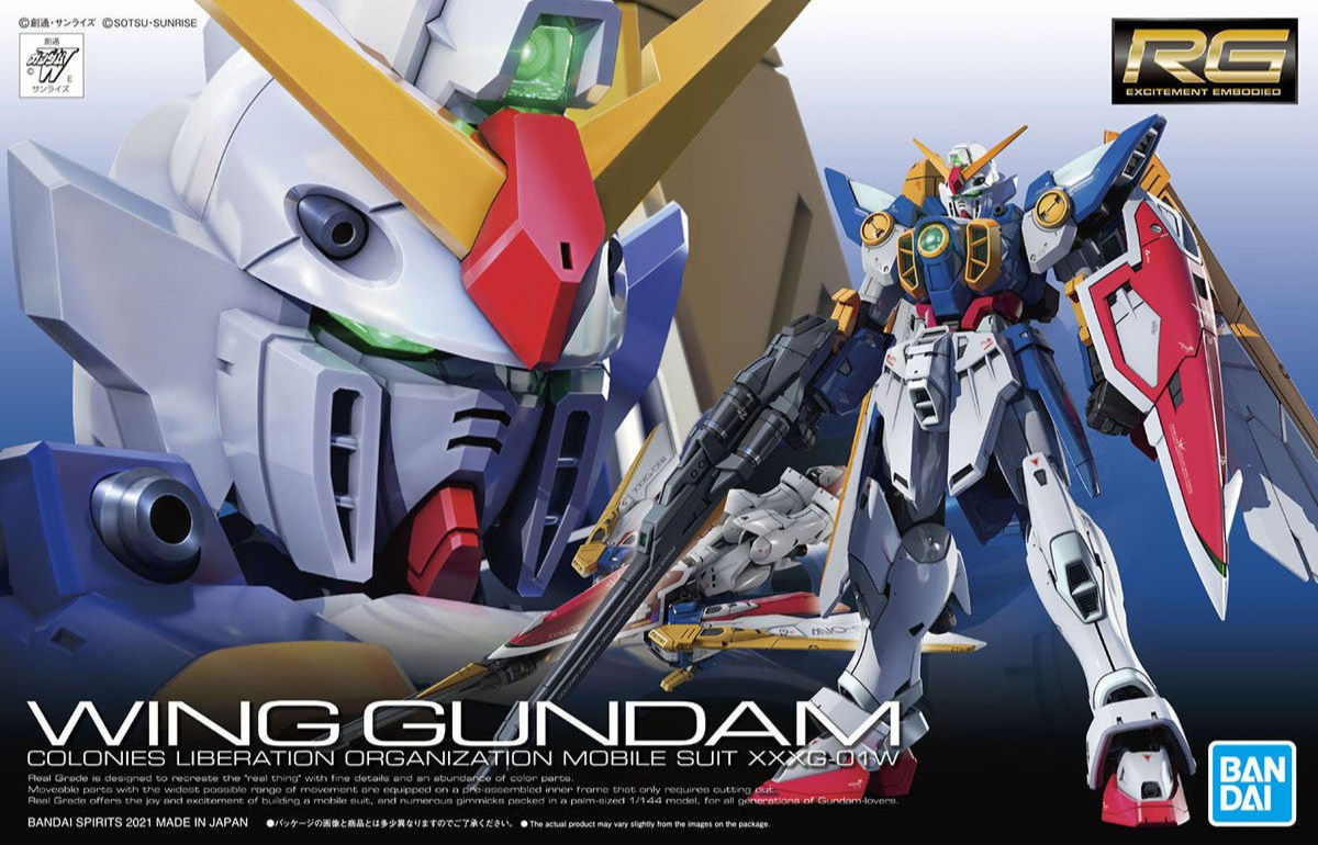 BANDAI RG 1/144 XXXG-01W Wing Gundam