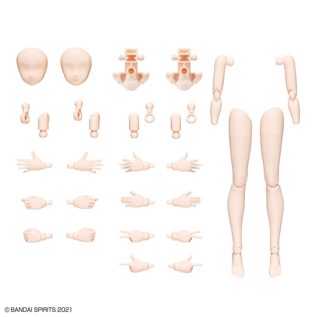 BANDAI 30MS Option Body Parts Arms and Legs (Color B)