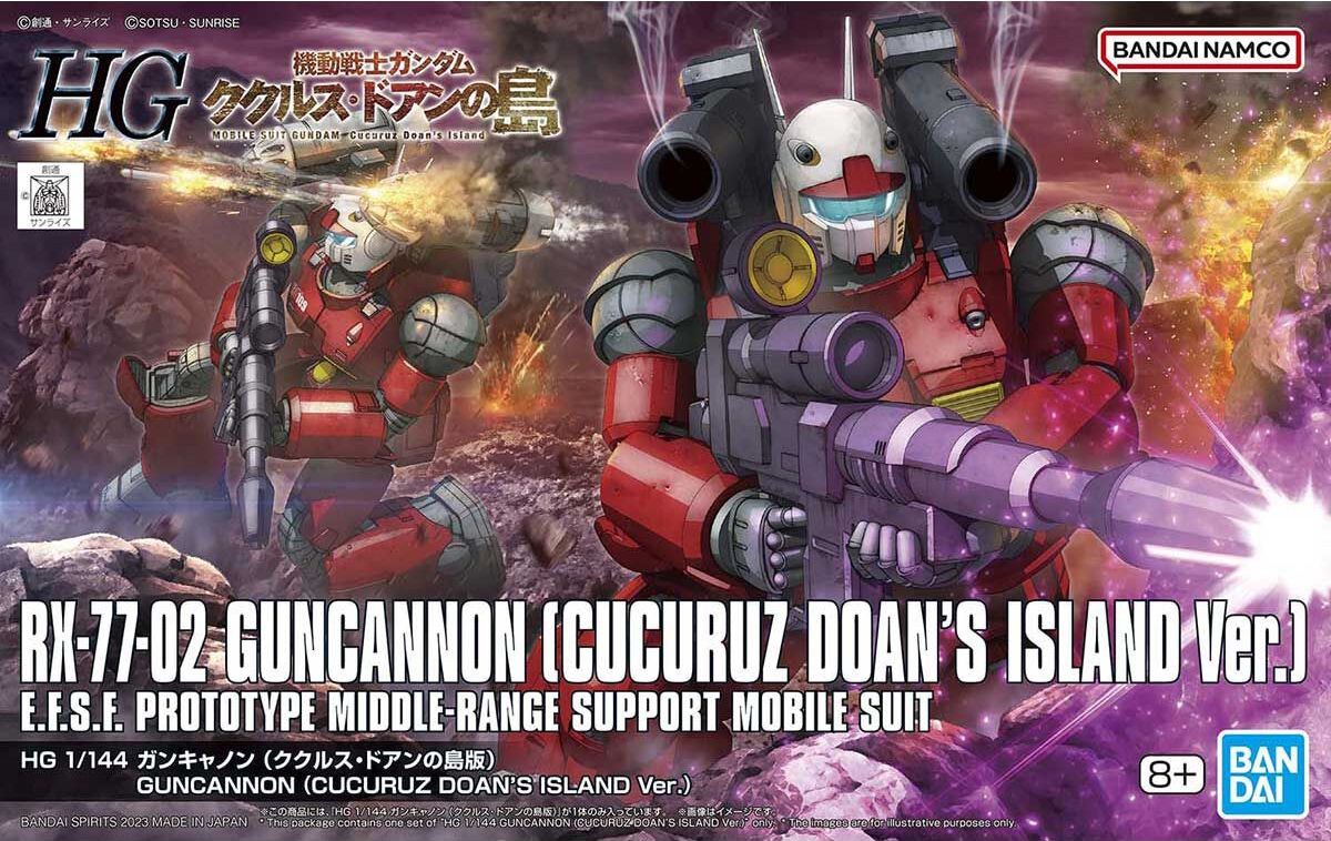 BANDAI HG 1/144 HGUC Origin Guncannon (Cucuruz Doan's Island Ver.)