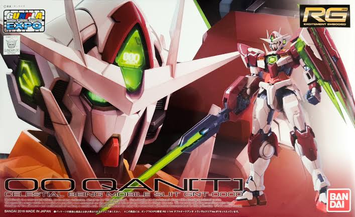 PBANDAI RG 1/144 GNT-0000 00 Qant (Trans-Am Clear Ver.)