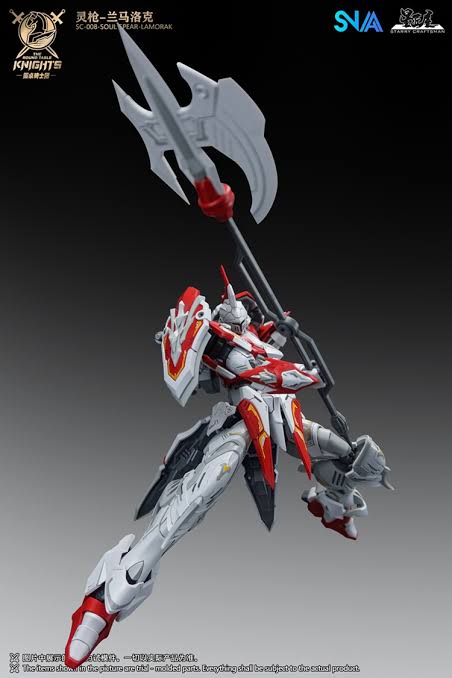 SNAA BE 1/144 Knights of the Round Table Soul Spear Lamorak