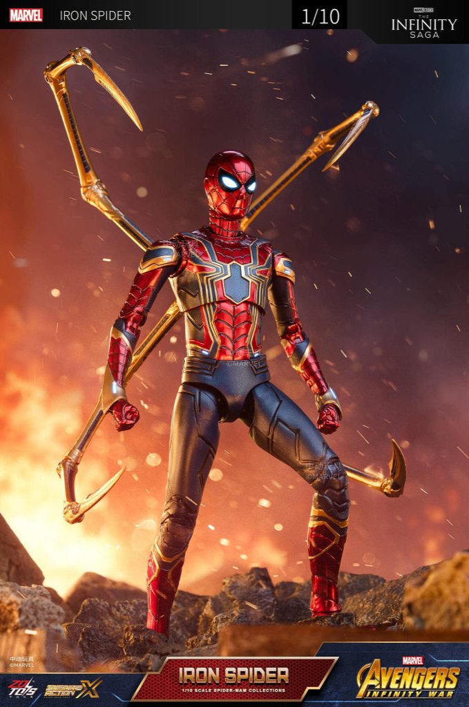 ZD TOYS 1/10 Infinity War Iron Spider