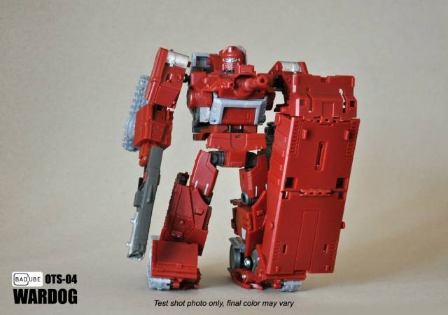 BAD UBE JUSTICE FORCE OTS-04 Warrior Wardog (Warpath)