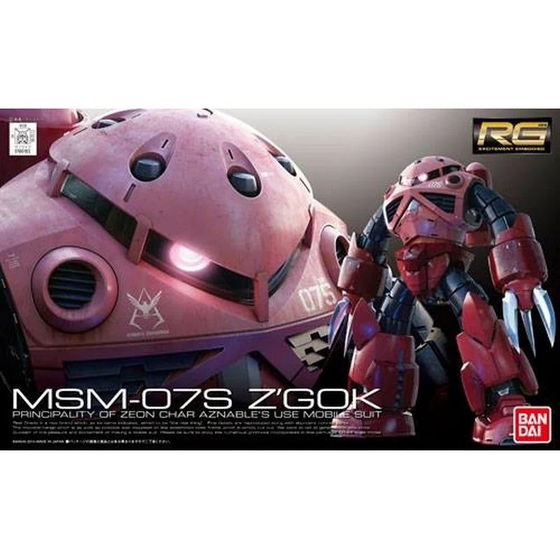 BANDAI RG 1/144 MSM-07S Char's Z'Gok