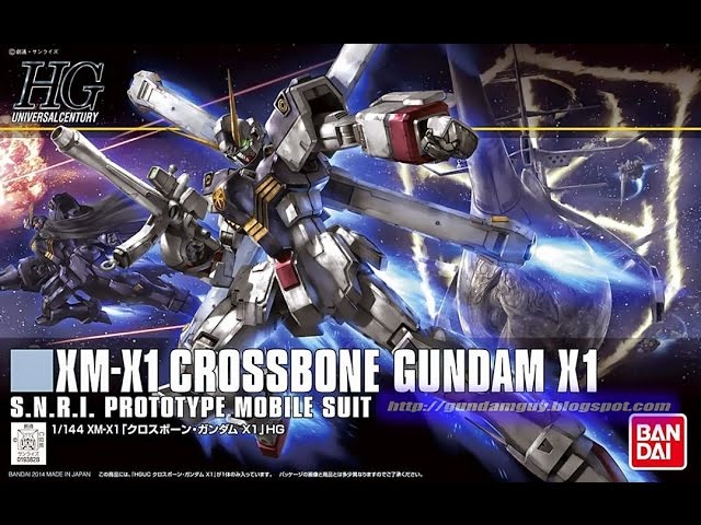 BANDAI HG 1/144 HGUC Crossbone Gundam X1