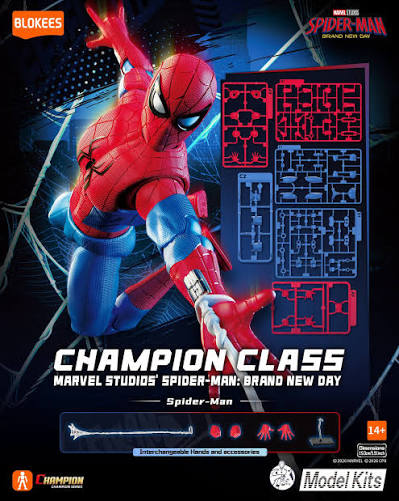 BLOKEES Champion Class Spiderman Brand New Home
