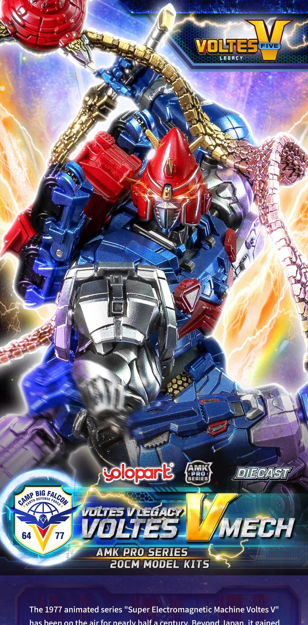 YOLOPARK AMK Pro Voltes V Legacy Diecast Mech