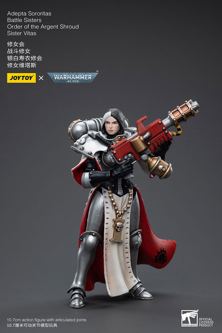 JOYTOY 1/18 WH40k Order of the Argent Shroud Battle Sisters Sister Vitas