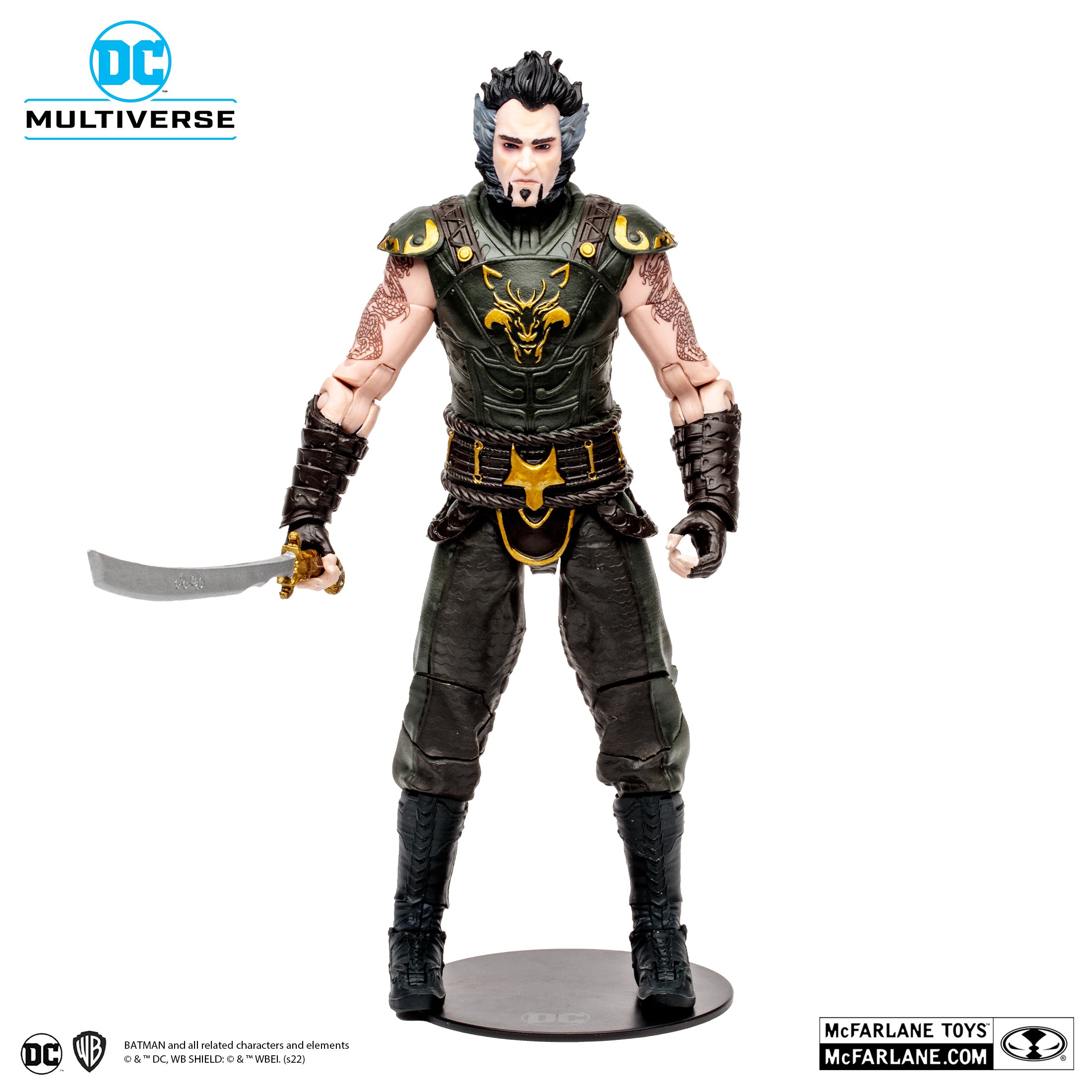 MCFARLANE TOYS DC MULTIVERSE Solomon Grundy BAF KLB Ra's Al Ghul (Batman : Arkham City)