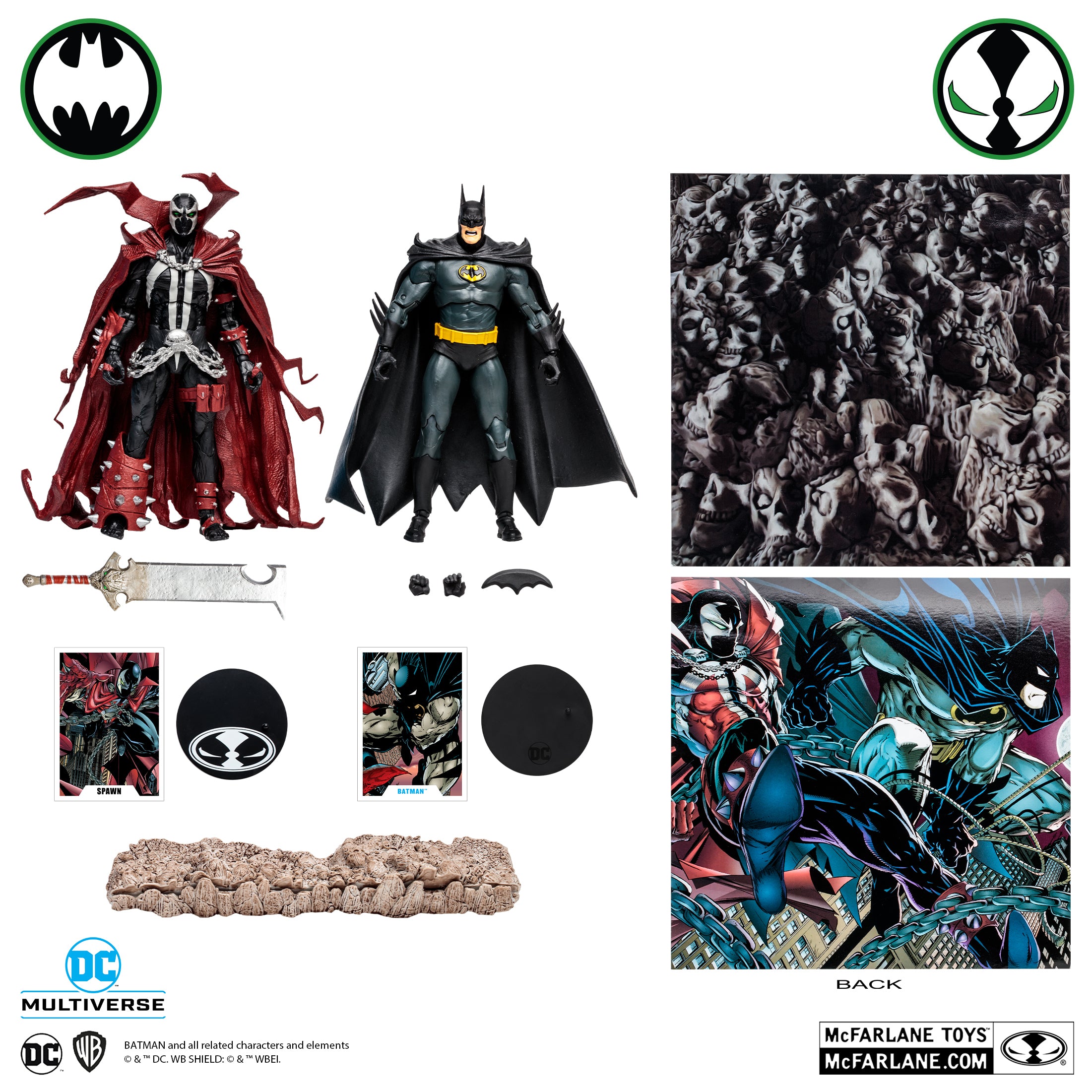 MCFARLANE TOYS DC MULTIVERSE 2-PACK Batman and Spawn